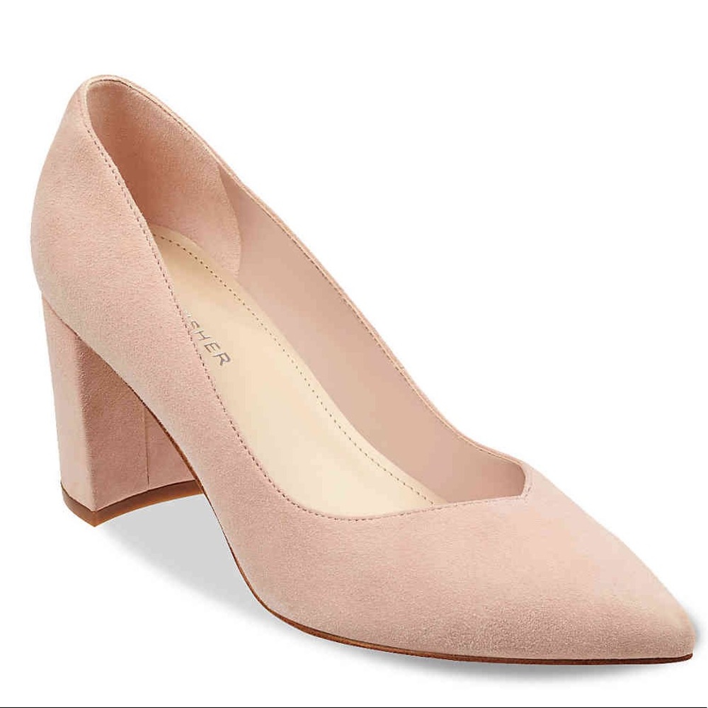 Marc Fisher Shoes Suede Caitlin Pump Pink